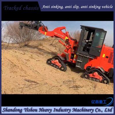 Loader Modification With Triangular Track Wheel Anti-skid photo-5