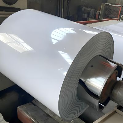 A large quantity of high-quality white steel coils, cheap in price, the first choice for roof materials