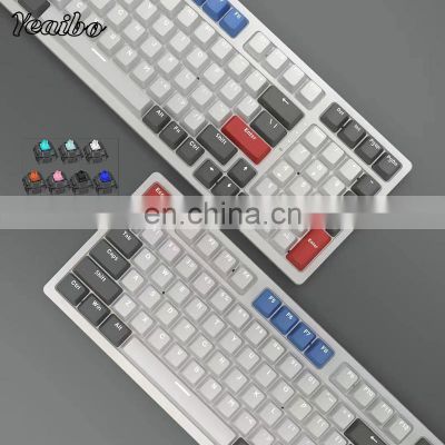 switches switch backlit for win ios gaming switches pc gamers transparent tablet rainbow rgb retro macro mechanical keyboard