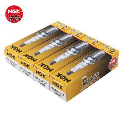 Wholesale Original Genuine NGK Spark Plug Single Platinum BKR5EGP 7090 Car Engine Spark Plug for VW TOYOTA NISSAN