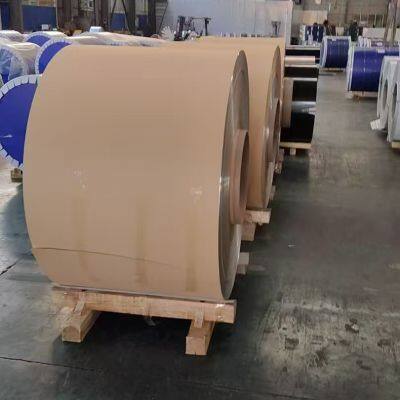 3105 aluminum roll coated with kraft paper blue film can be cut into small rolls 40 meters width 910mm1000mm processing custom thickness complete