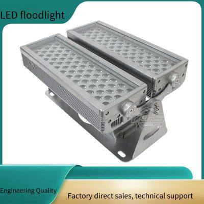 Led High-power Square Floodlight With Dmx512 Protocol, 200w Full-color Floodlight for Bridges photo-4