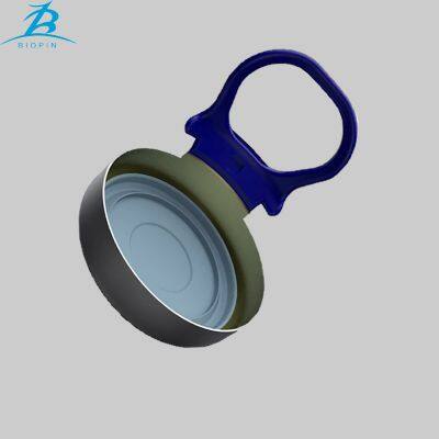 Custom Logo Aluminum Easy Open Beer Cap 26mm Metal Pull Ring Cap For Bottle Beer Juice Drinks