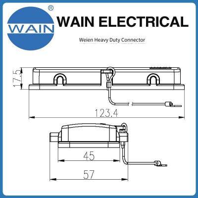 Weien (wain) Heavy-duty Connector H24b-cv-4b/2, Metal 24b Shell Rectangular Connector, Aviation Plug photo-3