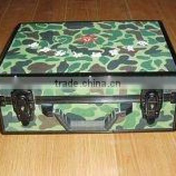 camouflage color Aluminum Gun Case