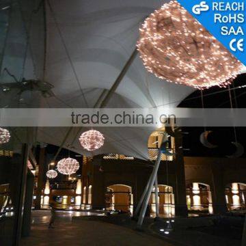 New Design Hanging Ramadan Decorations Light Ball for Shopping Mall