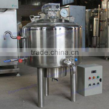 stainless steel Batch milk pasteurizer tank /fresh milk pasteurization tank