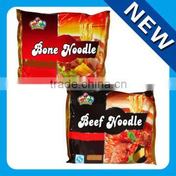 Instant noodle in bag beef and bone flavor