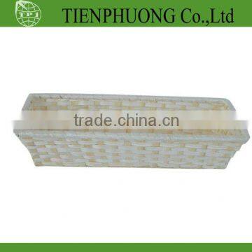 Natural bamboo basket