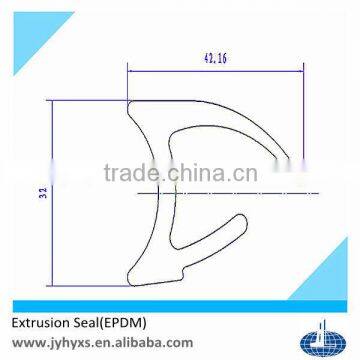 car door rubber seals/silicone strip/epdm window seals/car window rubber seals/silicon rubber seal