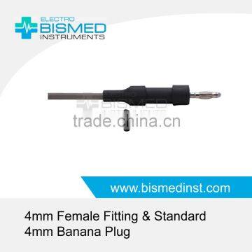 4mm Female Fitting & Standard 4mm Banana Plug