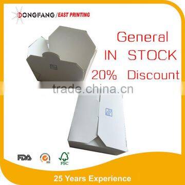 white general paper noodle box in stock made in china