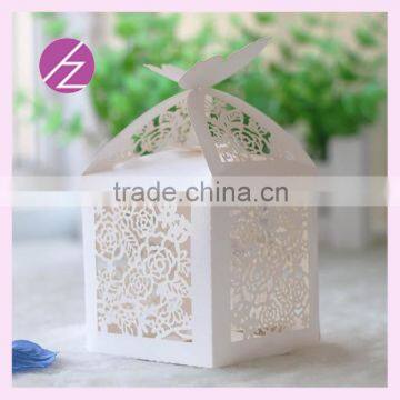 Custom Acrylic Wedding Invitation Card Box Favor Box /Birthday /wedding Candy Box /gift Box TH85 With Large Rose Flower TH-85 photo-4