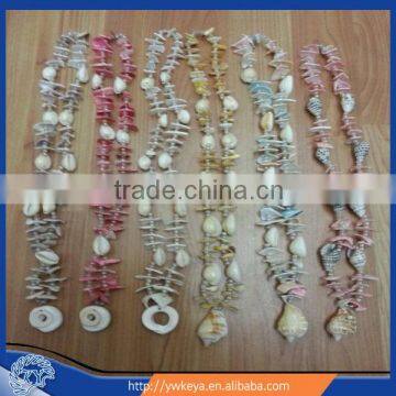 32" colorful tahitian shell necklace for sale