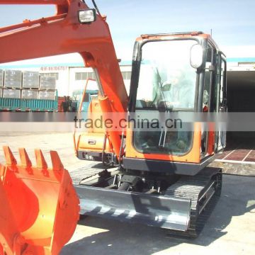 crawler excavator 6.8ton,Yanmar engine 51hp,cabin,A/C,CE paper