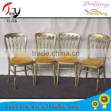 Factory direct high quality cheltenham chair in gold