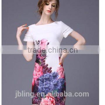 New Model Fancy Printed Ladies Dress photo-3