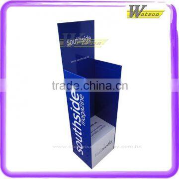 Daily News Magazine Rack Corrugated Paper Display Stand in the Book Store photo-2