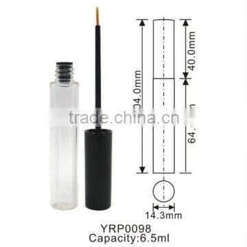 Empty plastic round Unique style high quality liquid eyeliner bottle cosmetics container