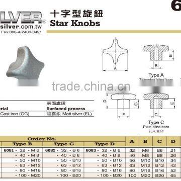 For Mixing Machine Knob and CNC Lathe Parts Cast Iron Star Knobs photo-2