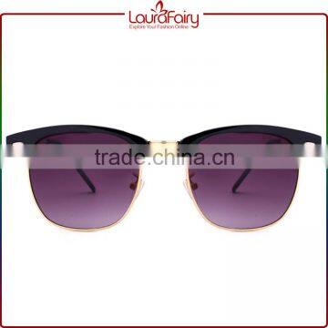Laura Fairy Original Brand Promo High End Slim Metal Purple Lens Sunglasses Quality Choice photo-2