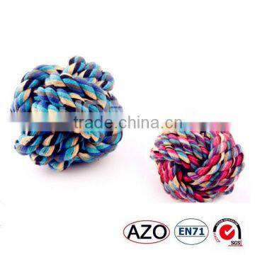 Multicolour cotton rope ball little pet shop toys