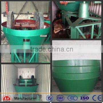 Gold ore grinding wet pan mill machine/cone wet grinding machine for gold of Widely used