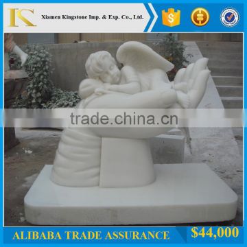 Hot Sale White Marble Angel Statue KSFS017