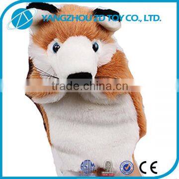 wholesale gift new style kids plush toy fox toy hand puppet