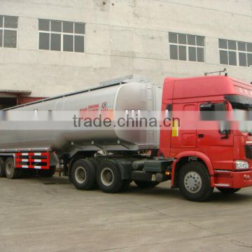 Cheap Howo sinotruck 38000 Liter fuel transport tanker trailer for sale