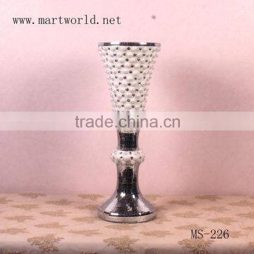 2016 Romatic Glass Fiber Vases Columns Wedding Decoration Flower Vase Decorative Wedding Pillars Wedding Decoration(MS-226) Supplier's Choice photo-2