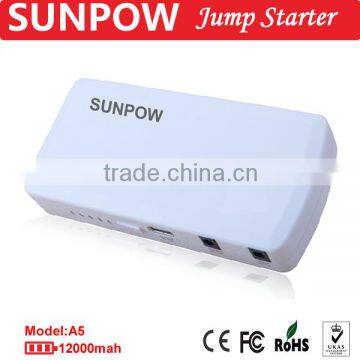 12000mah mini car jump starter universal portable power bank