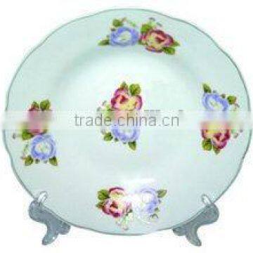 10.5"cheap ceramic dinner plate porcelain dinner plate