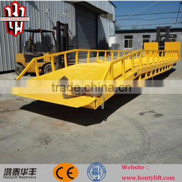 12 ton mobile forklift loading yard dock ramp with CE & ISO9001