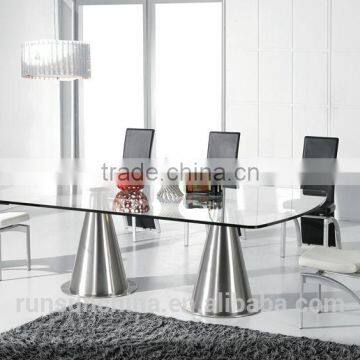 temper glass dining room tables(ST-063)