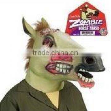 New Style Latex Halloween Scary Zombie Horse Head mask