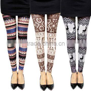 Wholesale Christmas Leggings, Yoga Pattern Leggings Womens Workout Leggings photo-2