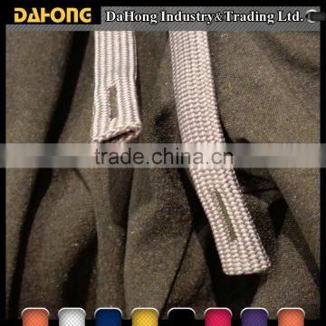 custom design hollow polyester draw cord for garment