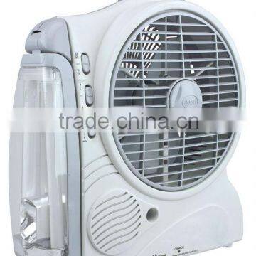 SUNCA AC/DC Rechargeable Oscillating Fan 8" SF-383A