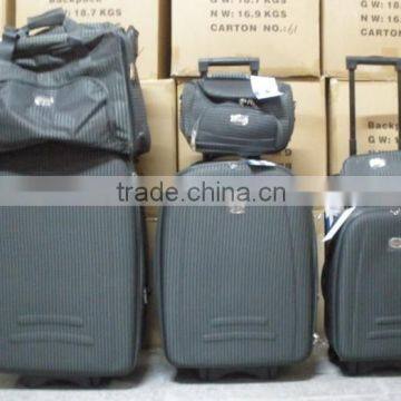 stocklot 5pcs 6pcs trolley suitcase trolley baggage trolley luggage set