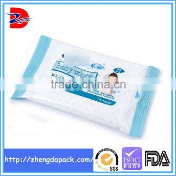 laminate material color printing plastic bag for wet wipes