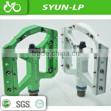 alloy aluminum custom bike pedals CNC machined mountain bike pedal colorful anodised bike pedal from sanyun manufactuer