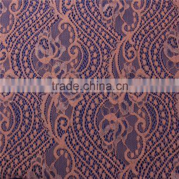 Massive Stock French Fancy Nylon Spandex Stretch Lace Fabric photo-3