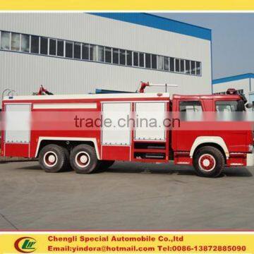 New desigh 12000l water tanker and 3000L foam tanker fire fighters truck