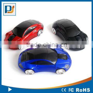 Wholesale 2.4GHz Car Style Wireless 3D Optical Mouse with USB Mini Receiver