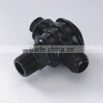 Cast iron cooling fin check valve