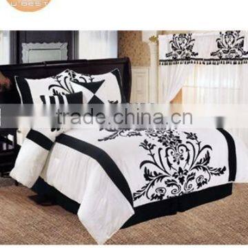 Fully Quilted Embroidery Quilts Bedspread Bed Coverlets Cover Set