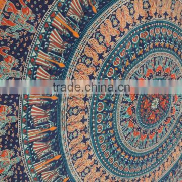 Indian Mandala Wall Tapestry Psychedelic Wall Hanging Queen Bedspread Hippie Beach Blanket