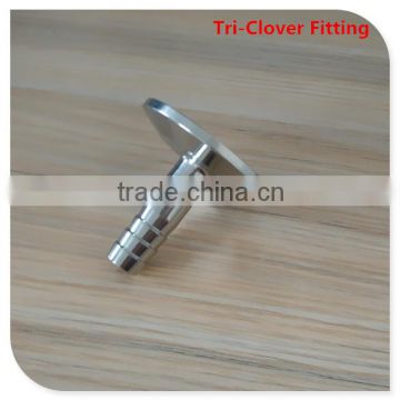 SS Tri-Clover Fitting-Tri-clover 11/2"x1/2" Hose Barb