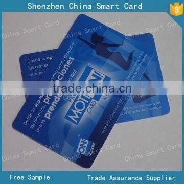 high quality matt offset printing standard size pvc card